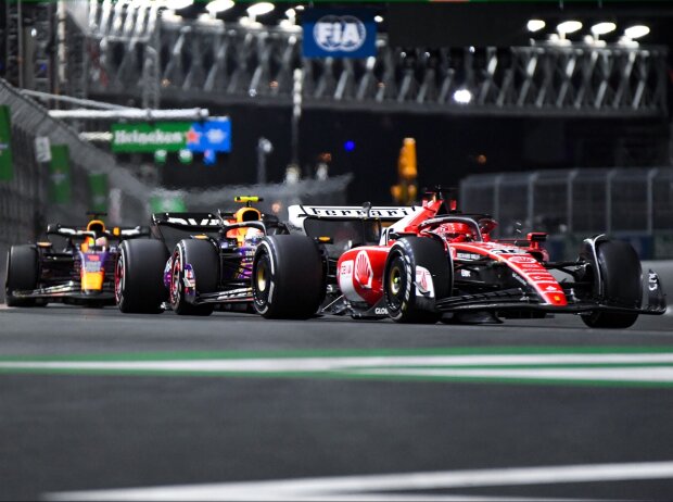 Titel-Bild zur News: Charles Leclerc beim Formel-1-Rennen in Las Vegas 2023