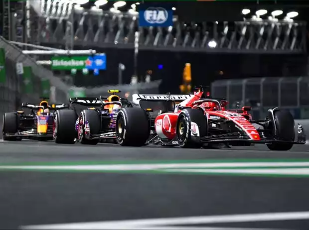 Charles Leclerc beim Formel-1-Rennen in Las Vegas 2023 Titel-Bild zur News: Charles Leclerc beim Formel-1-Rennen in Las Vegas 2023