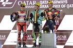 Jaume Masia (Leopard) und David Alonso (Aspar) und Deniz Öncü (Ajo)