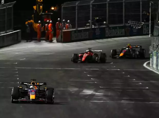 Max Verstappen, Charles Leclerc, Sergio Perez Titel-Bild zur News: Max Verstappen, Charles Leclerc, Sergio Perez