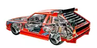 Bild zum Inhalt: Das ist der Triflux-Motor des Lancia ECV mit über 800 PS