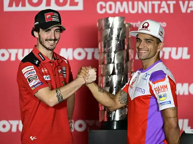 Jorge Martin, Francesco Bagnaia Titel-Bild zur News: Jorge Martin, Francesco Bagnaia