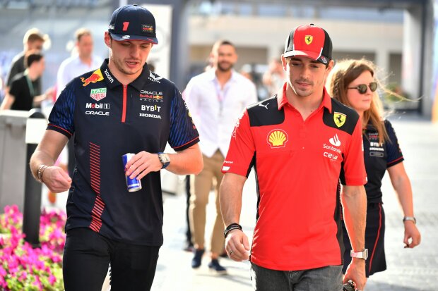 Max Verstappen Charles Leclerc Ferrari Ferrari F1Red Bull Red Bull F1 ~Max Verstappen (Red Bull) und Charles Leclerc (Ferrari) ~ 