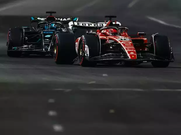 Charles Leclerc, George Russell Titel-Bild zur News: Charles Leclerc, George Russell