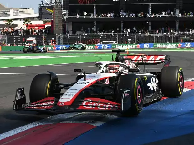 Kevin Magnussen (Haas VF-23) imi Formel-1-Rennen in Mexiko 2023 Titel-Bild zur News: Kevin Magnussen (Haas VF-23) imi Formel-1-Rennen in Mexiko 2023