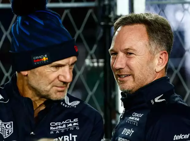 Adrian Newey und Christian Horner Titel-Bild zur News: Adrian Newey und Christian Horner