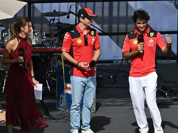 Charles Leclerc, Carlos Sainz Titel-Bild zur News: Charles Leclerc, Carlos Sainz