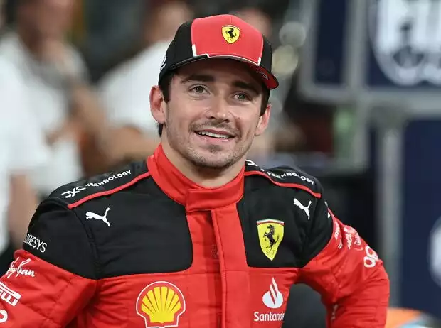 Titel-Bild zur News: Charles Leclerc (Ferrari) nach dem Qualifying zum Formel-1-Rennen in Abu Dhabi 2023
