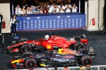 Charles Leclerc (Ferrari) und Max Verstappen (Red Bull) 