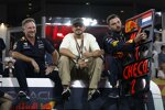 Christian Horner (Red Bull) mit Orlando Bloom