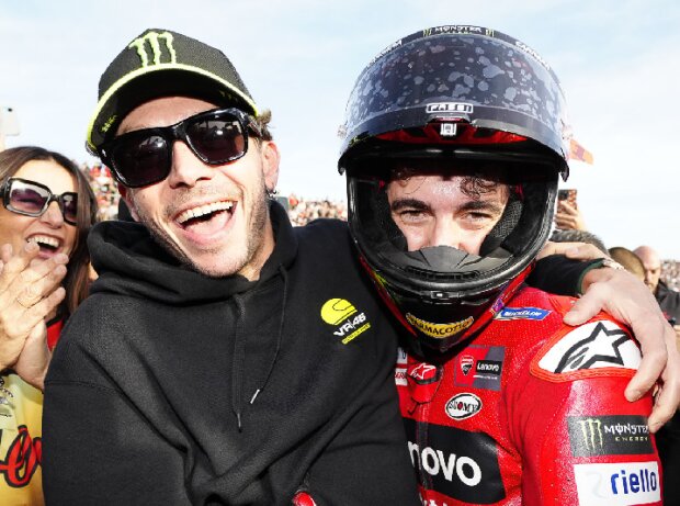 Francesco Bagnaia; Valentino Rossi Francesco Bagnaia; Valentino Rossi