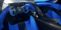 Bild zum Inhalt: Das Interieur des Bugatti Bolide ist schon ziemlich verrückt