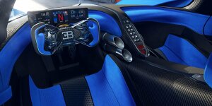 Das Interieur des Bugatti Bolide ist schon ziemlich verrückt
