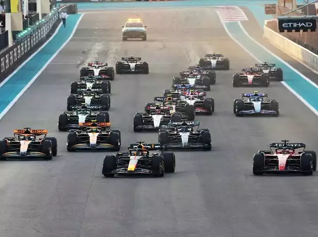 Max Verstappen, Charles Leclerc, Oscar Piastri, Lando Norris, George Russell Titel-Bild zur News: Max Verstappen, Charles Leclerc, Oscar Piastri, Lando Norris, George Russell