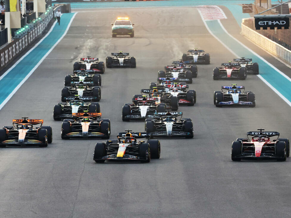 Max Verstappen, Charles Leclerc, Oscar Piastri, Lando Norris, George Russell