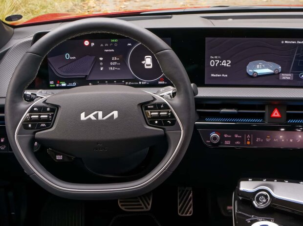 Cockpit des KIA EV6