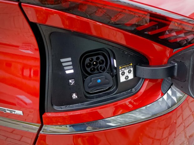 Ladeanschluss des Kia EV6 Ladeanschluss des Kia EV6