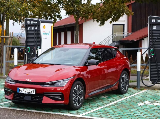 Ladevorgang beim Kia EV6 Ladevorgang beim Kia EV6