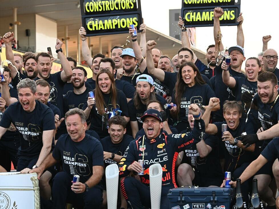 Christian Horner, Max Verstappen, Sergio Perez