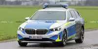 Bild zum Inhalt: Neuer BMW 5er Touring (2024) zeigt sich als Polizeiauto