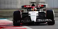 Yuki Tsunoda (AlphaTauri AT04) bei Testfahrten der Formel 1 in Abu Dhabi 2023