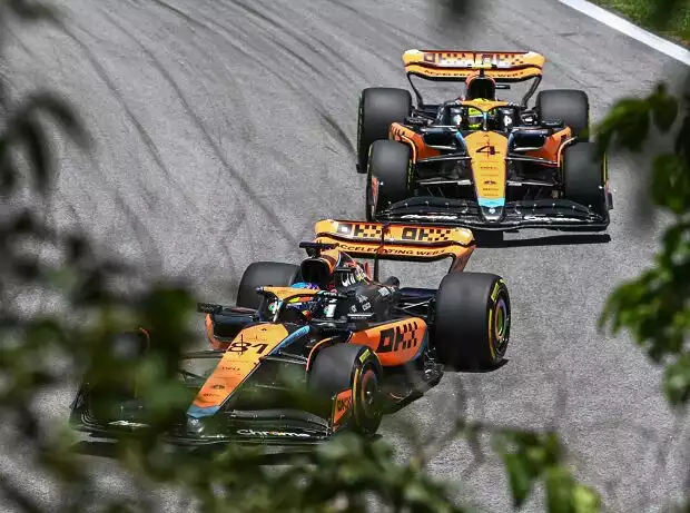 Oscar Piastri, Lando Norris Titel-Bild zur News: Oscar Piastri, Lando Norris