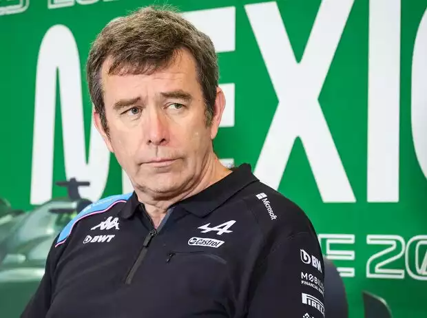 Alpine-Teamchef Bruno Famin vor dem Formel-1-Rennen in Mexiko 2023 Titel-Bild zur News: Alpine-Teamchef Bruno Famin vor dem Formel-1-Rennen in Mexiko 2023