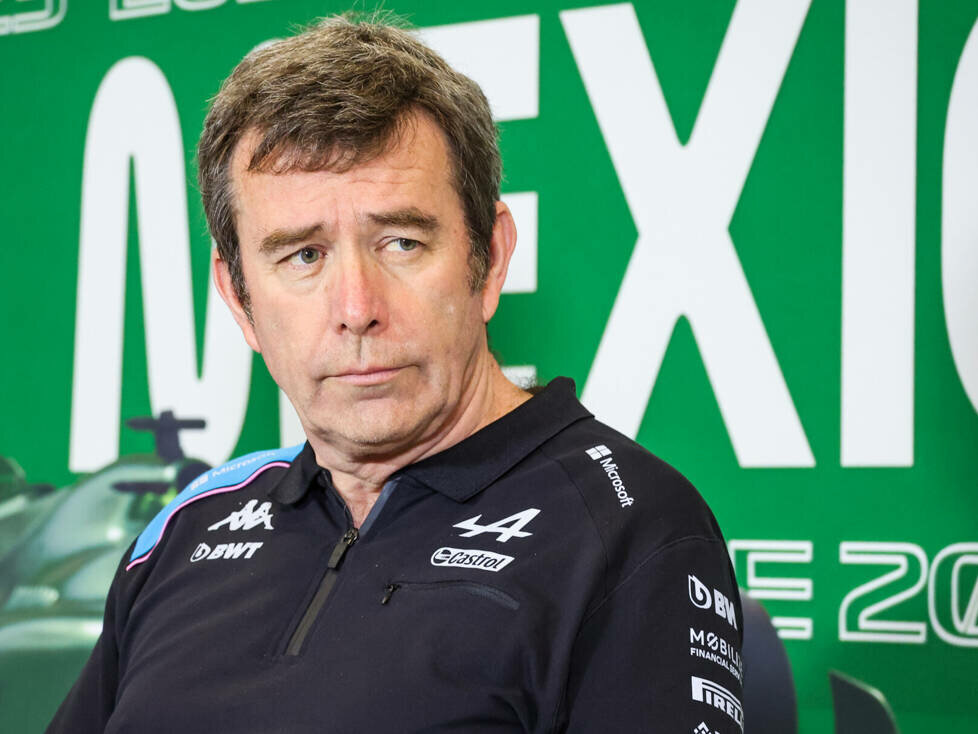 Alpine-Teamchef Bruno Famin vor dem Formel-1-Rennen in Mexiko 2023