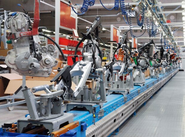 KTM Produktionslinie KTM Produktionslinie