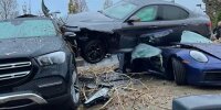 Bild zum Inhalt: Mechaniker schrottet auf Probefahrt Alfa, Porsche und Mercedes