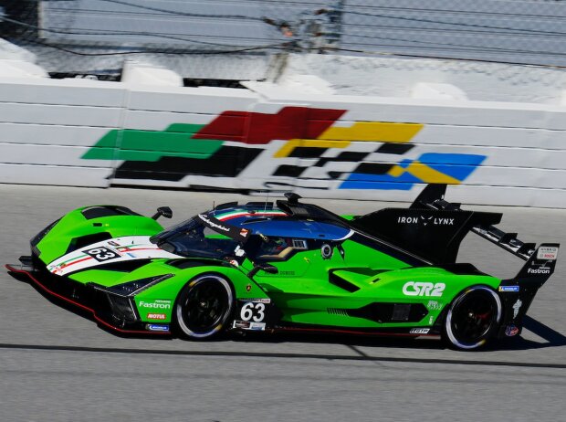 Titel-Bild zur News: Der Lamborghini SC63 schlug bei den IMSA-Testfahrten in Daytona gleich mit einer Bestzeit ein