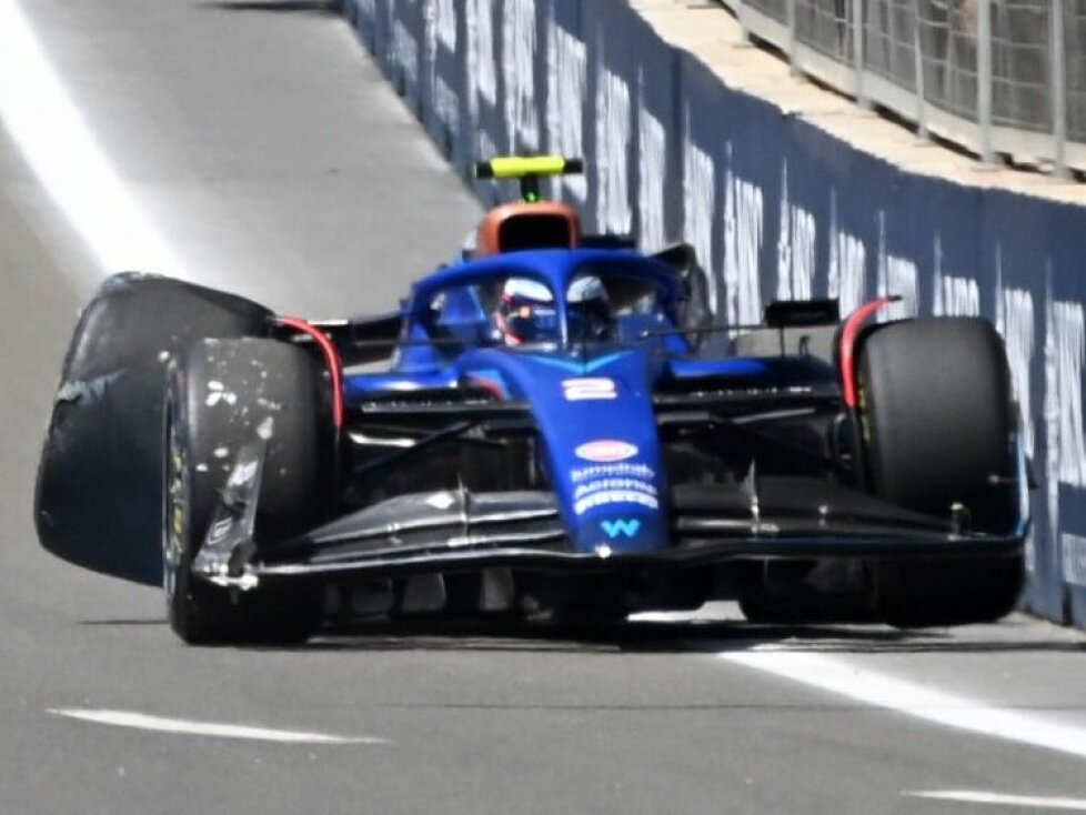 Logan Sargeant hat im Williams einen Unfall