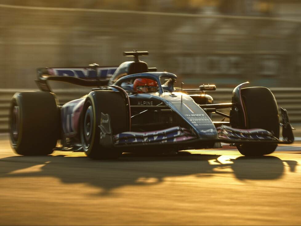 Esteban Ocon (Alpine) beim Formel-1-Rennen in Abu Dhabi 2023