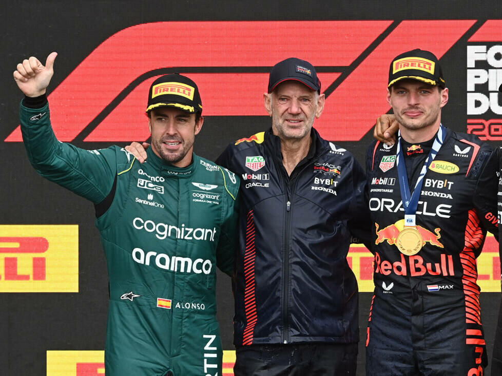 Fernando Alonso, Adrian Newey, Max Verstappen, Lewis Hamilton