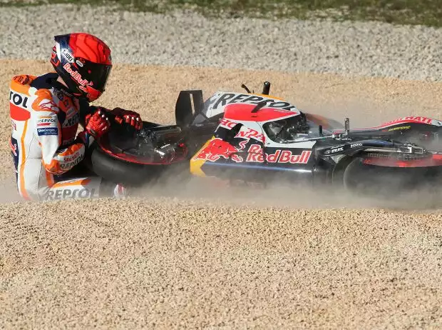 Sturz: Marc Marquez Titel-Bild zur News: Sturz: Marc Marquez