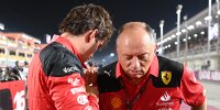 Charles Leclerc und Ferrari-Formel-1-Teamchef Frederic Vasseur