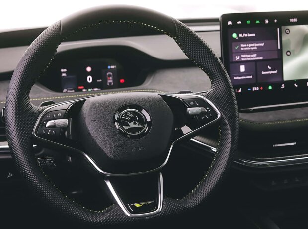 Cockpit des Skoda Enyaq