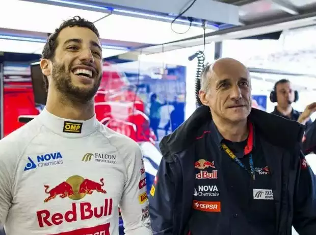 Daniel Ricciardo, Franz Tost Titel-Bild zur News: Daniel Ricciardo, Franz Tost
