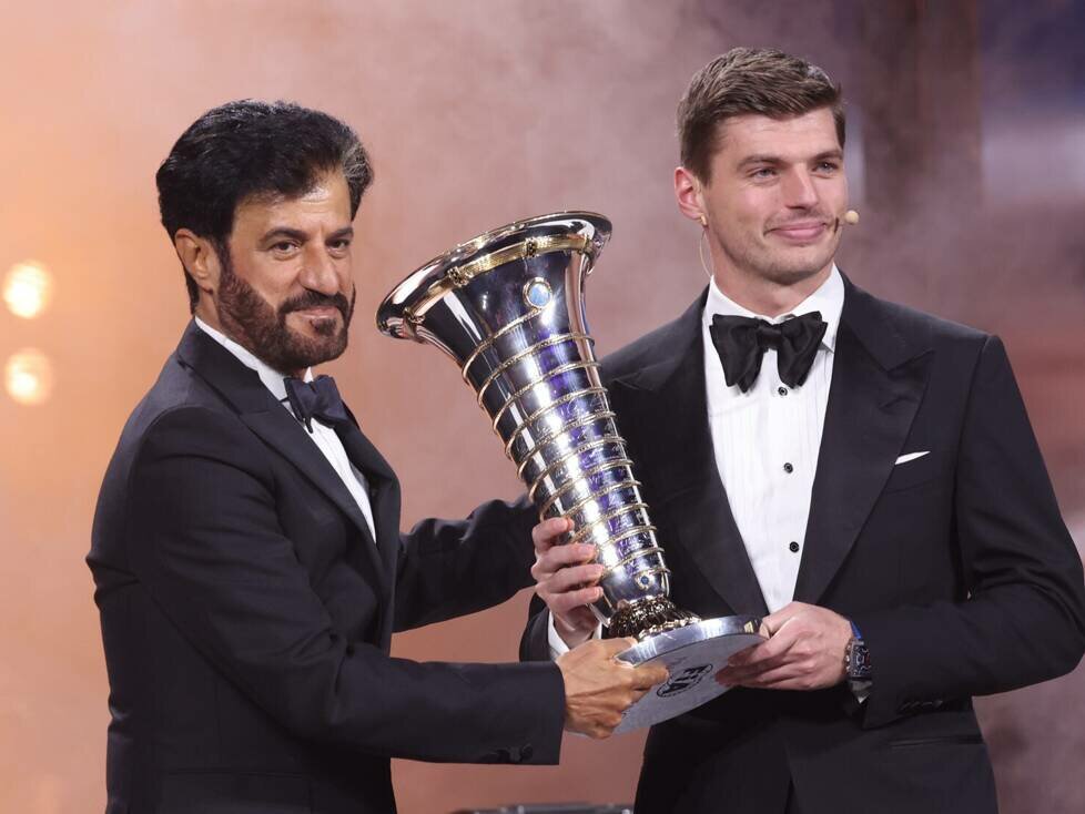 Max Verstappen und FIA-Präsident Mohammed bin Sulayem