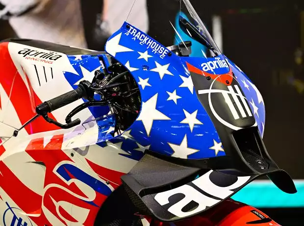 Trackhouse-Aprilia RS-GP für die MotoGP-Saison 2024 Titel-Bild zur News: Trackhouse-Aprilia RS-GP für die MotoGP-Saison 2024