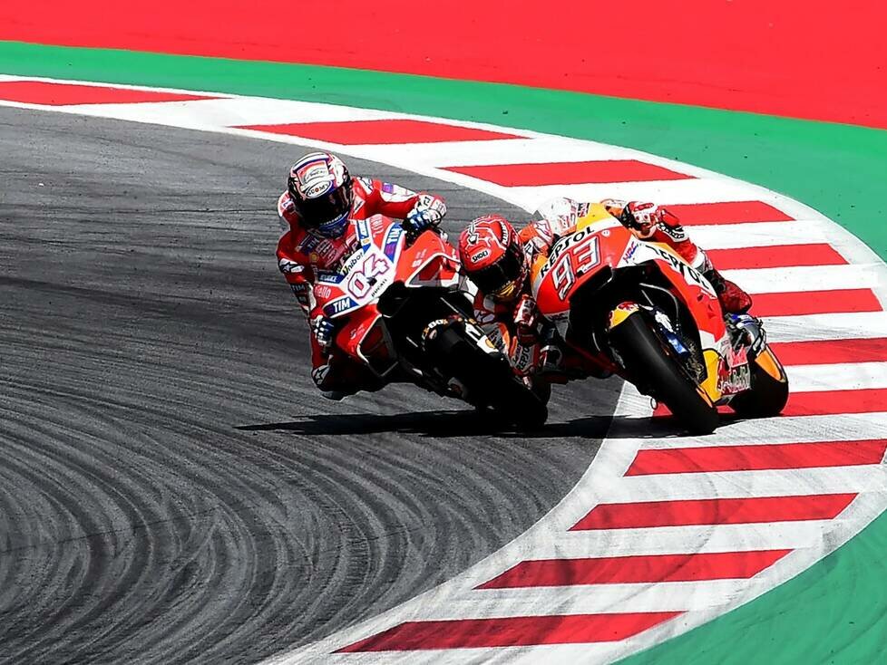 Andrea Dovizioso, Marc Marquez