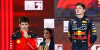 Charles Leclerc, Max Verstappen, George Russell