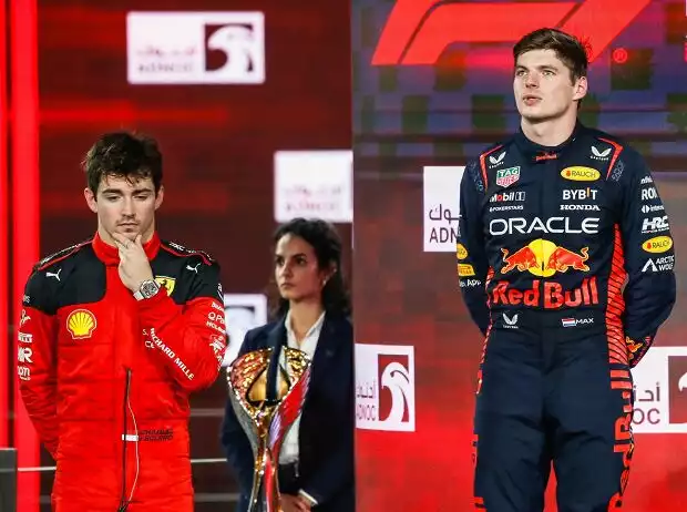 Charles Leclerc, Max Verstappen, George Russell Titel-Bild zur News: Charles Leclerc, Max Verstappen, George Russell