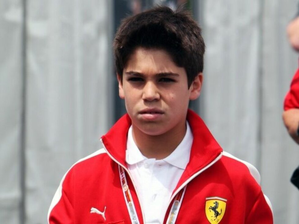 Lance Stroll als Ferrari-Junior im Jahr 2010