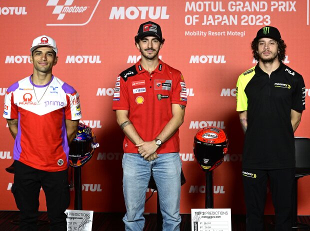 Jorge Martin, Francesco Bagnaia, Marco Bezzecchi Jorge Martin, Francesco Bagnaia, Marco Bezzecchi