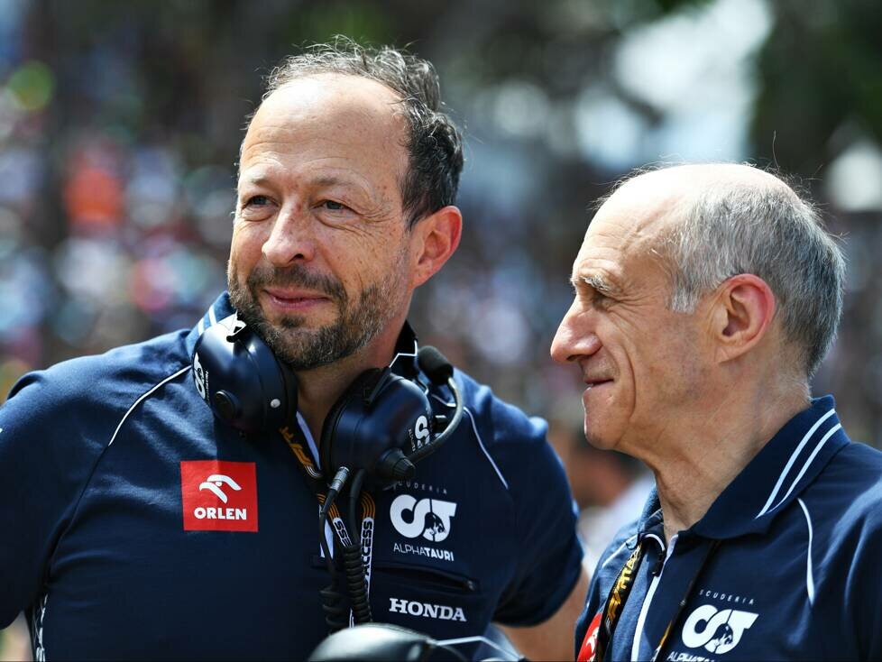 Peter Bayer und Franz Tost (AlphaTauri)