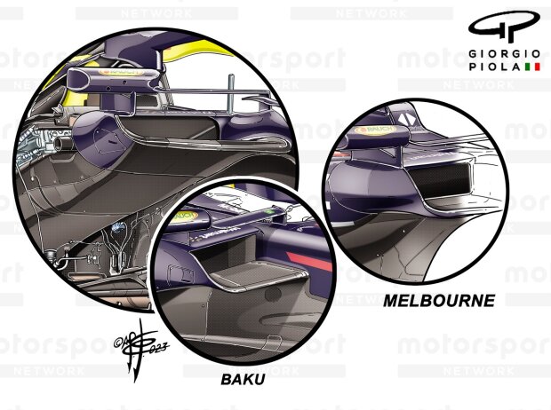 Titel-Bild zur News: Seitenkasten-Lufteinlass beim Red Bull RB19 aus der Formel-1-Saison 2023