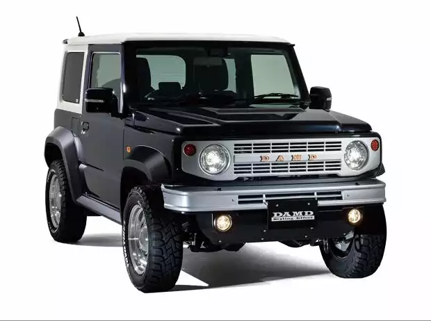 Suzuki Jimny von Damd als Ford Bronco Titel-Bild zur News: Suzuki Jimny von Damd als Ford Bronco