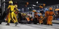 Lando Norris beim Boxenstopp in Katar