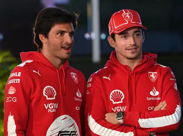 Carlos Sainz, Charles Leclerc Titel-Bild zur News: Carlos Sainz, Charles Leclerc